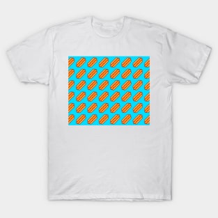 Hot Dog Pattern T-Shirt